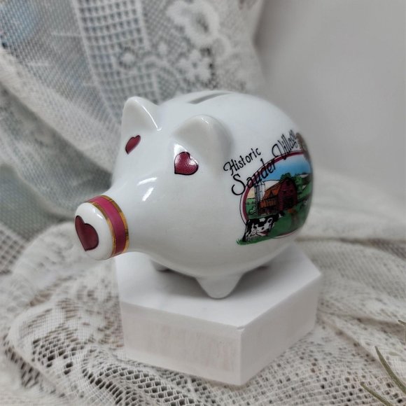 Souvenir Piggy Bank Sauder Village - Picture 2 of 9